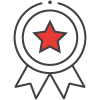 Accreditation Icon Red