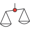Balance Icon Red